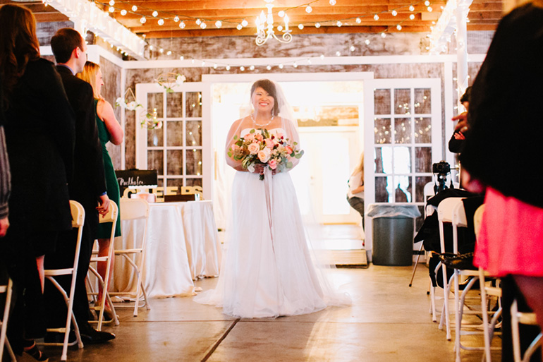 wedding ceremony at proven ground farms