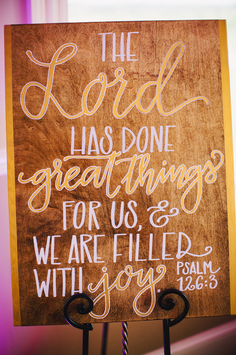 The Lord has done great things for us, we are filled iwth joy Psalm