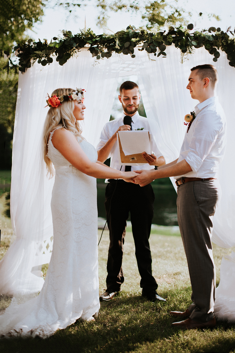 ravina on the lakes wedding ceremony