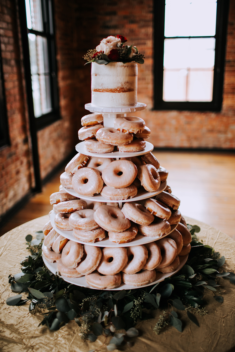 donut wedding cake by trefzgers